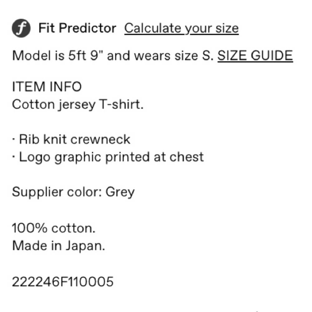 Come des garçons play black heart tee shirt grey - Picture 12 of 12